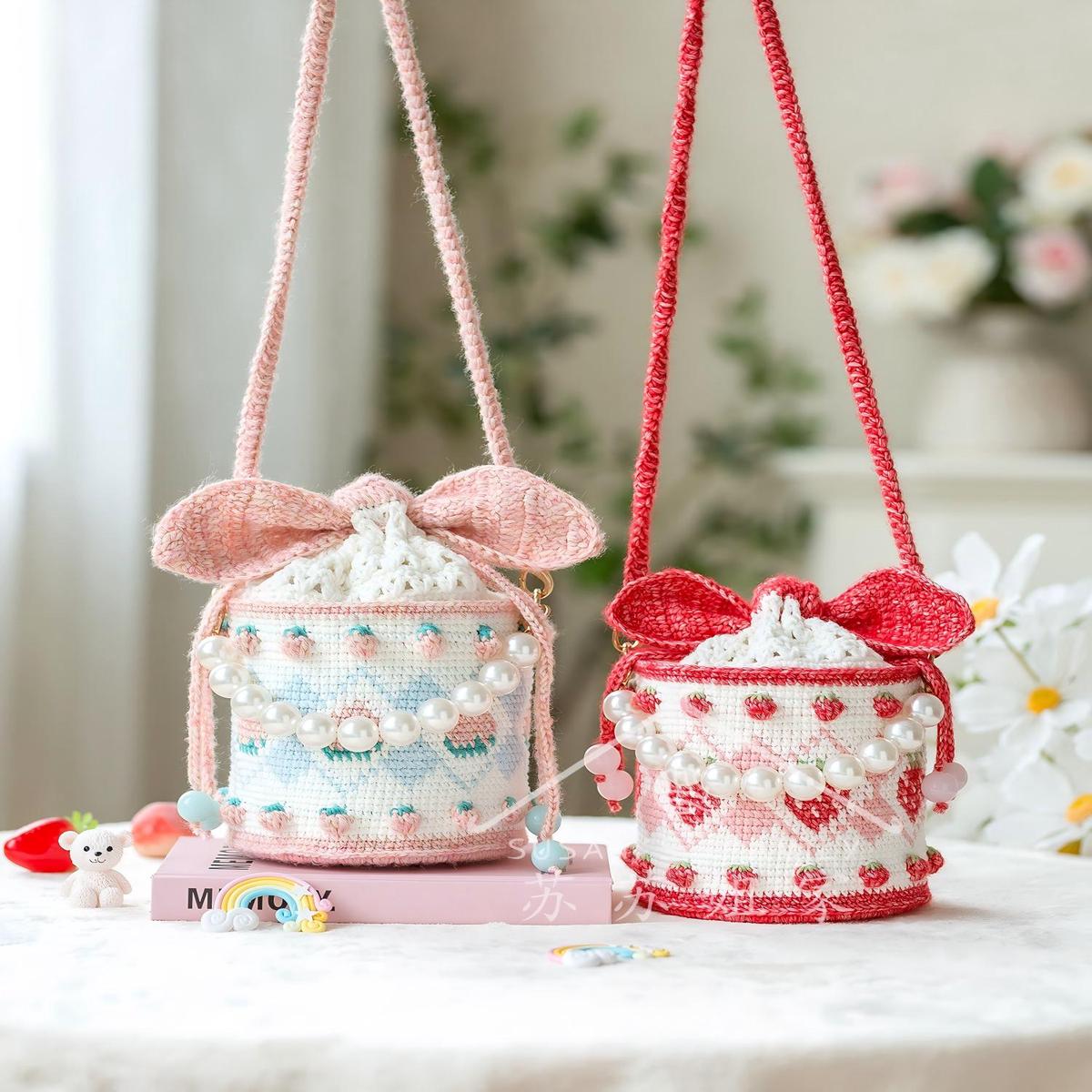 Bunny Ear Bucket Bag Crochet Pattern