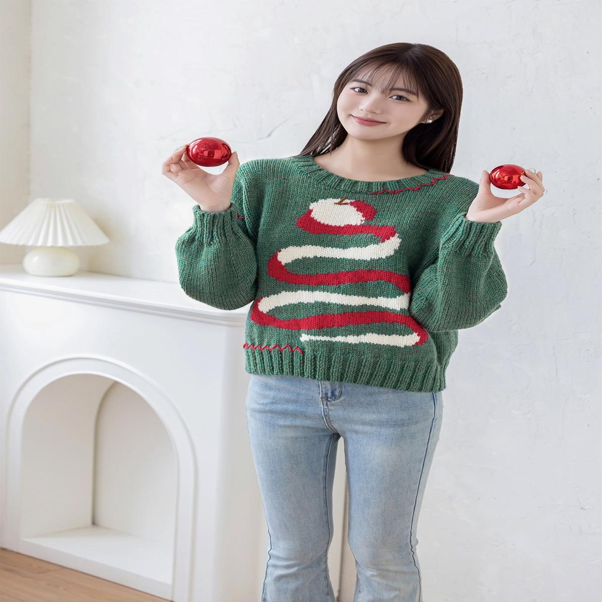Christmas Apple Knit Pattern |