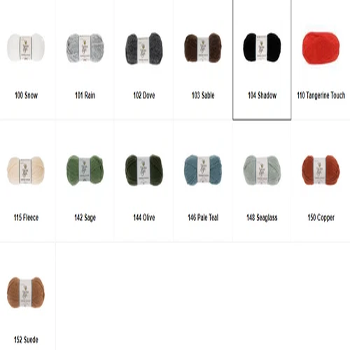 Yarn Bee Tender Touch Yarn Various Colors New! Price Per Skein