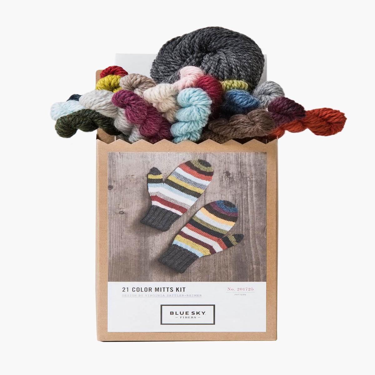 Blue Sky Fibers 21 Color Mitts Kit
