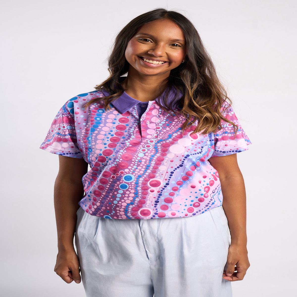 Bloodlines Of Country Women's Fitted Polo Shirt