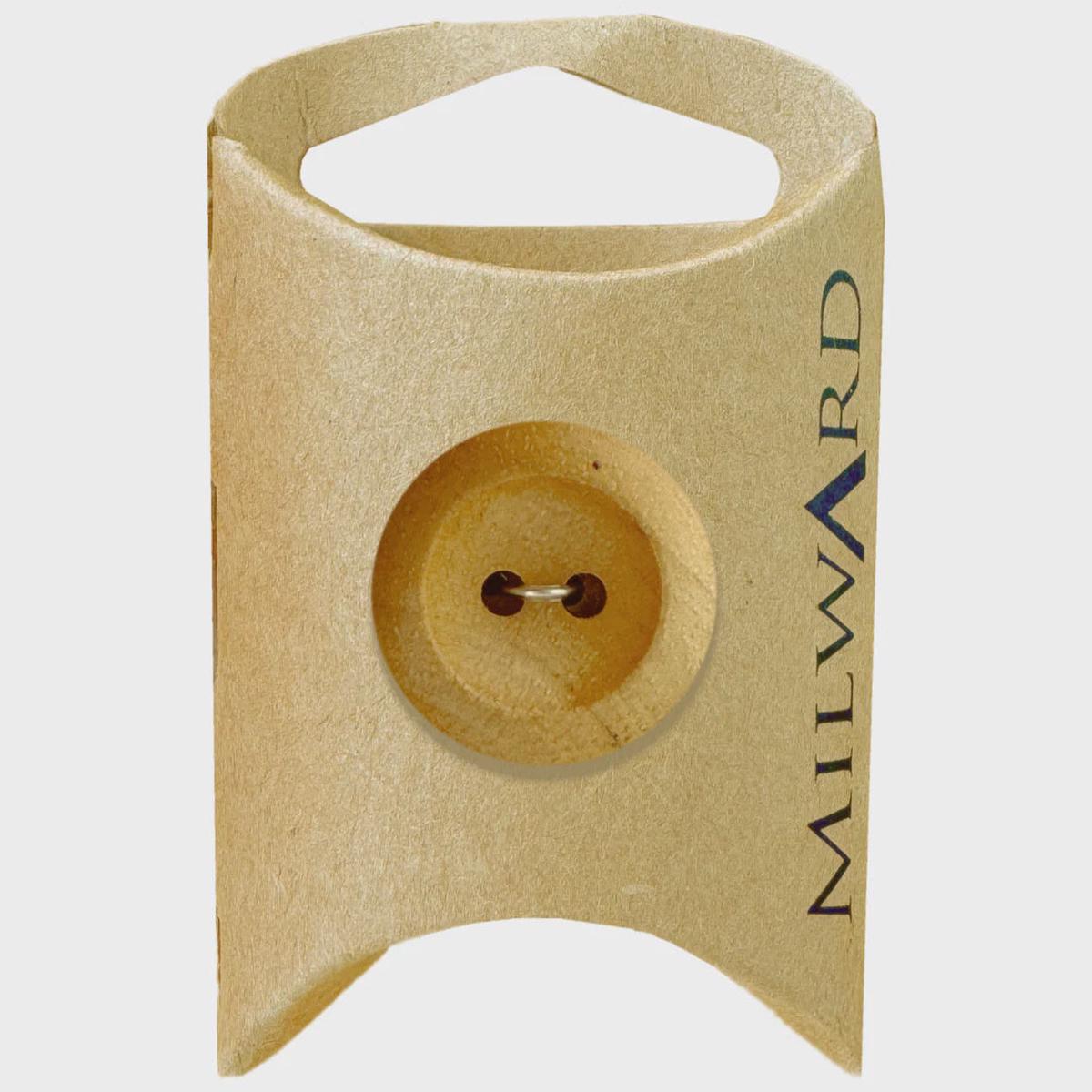 Wooden Rimmed Buttons / Olive Wood (23mm)