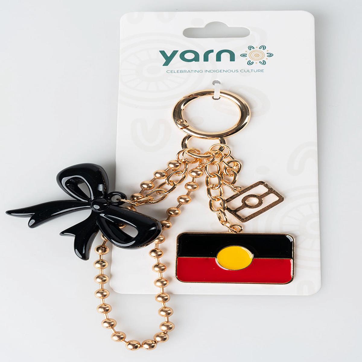 "Raise The Flag" Aboriginal Flag Bag Charm