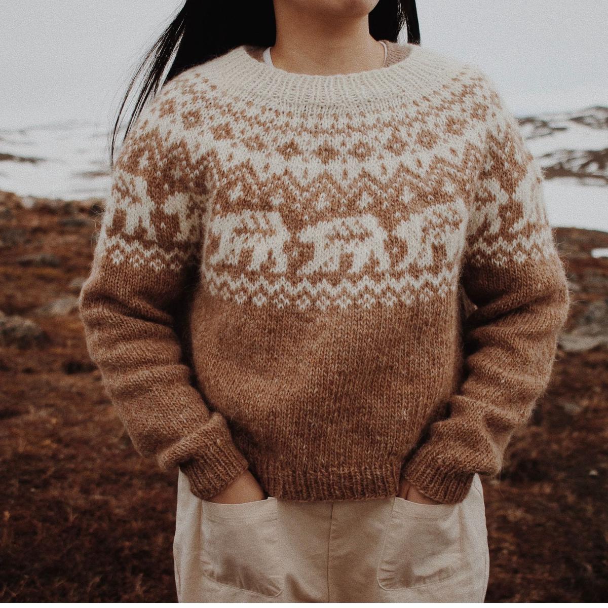 Narnia Jumper by Saskie & Co. in Lettlopi