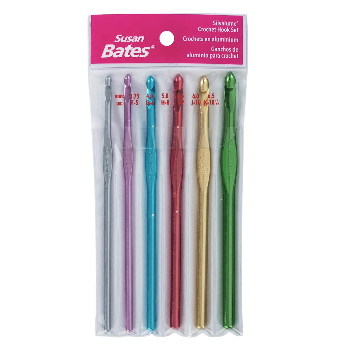 Susan Bates Silvalume Hook Set