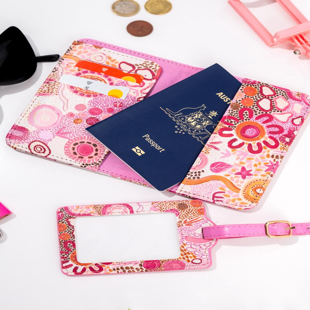Djeran Passport Holder & Luggage Tag Boxed Set