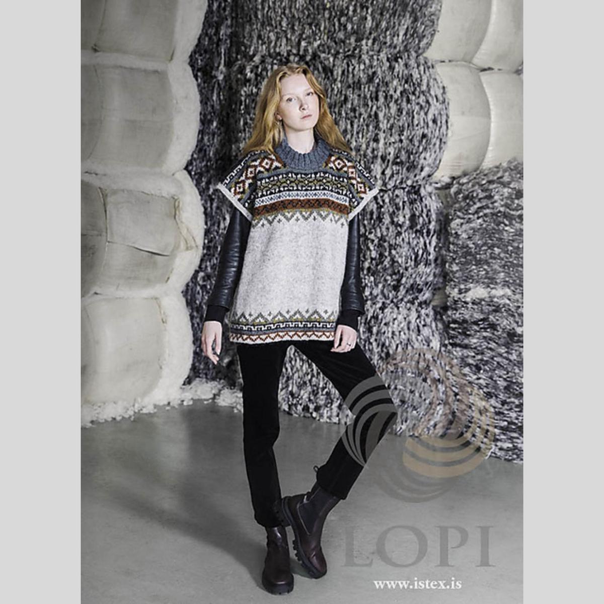 Ris Poncho by Vds Jnsdttir for stex in Lttlopi and Einband
