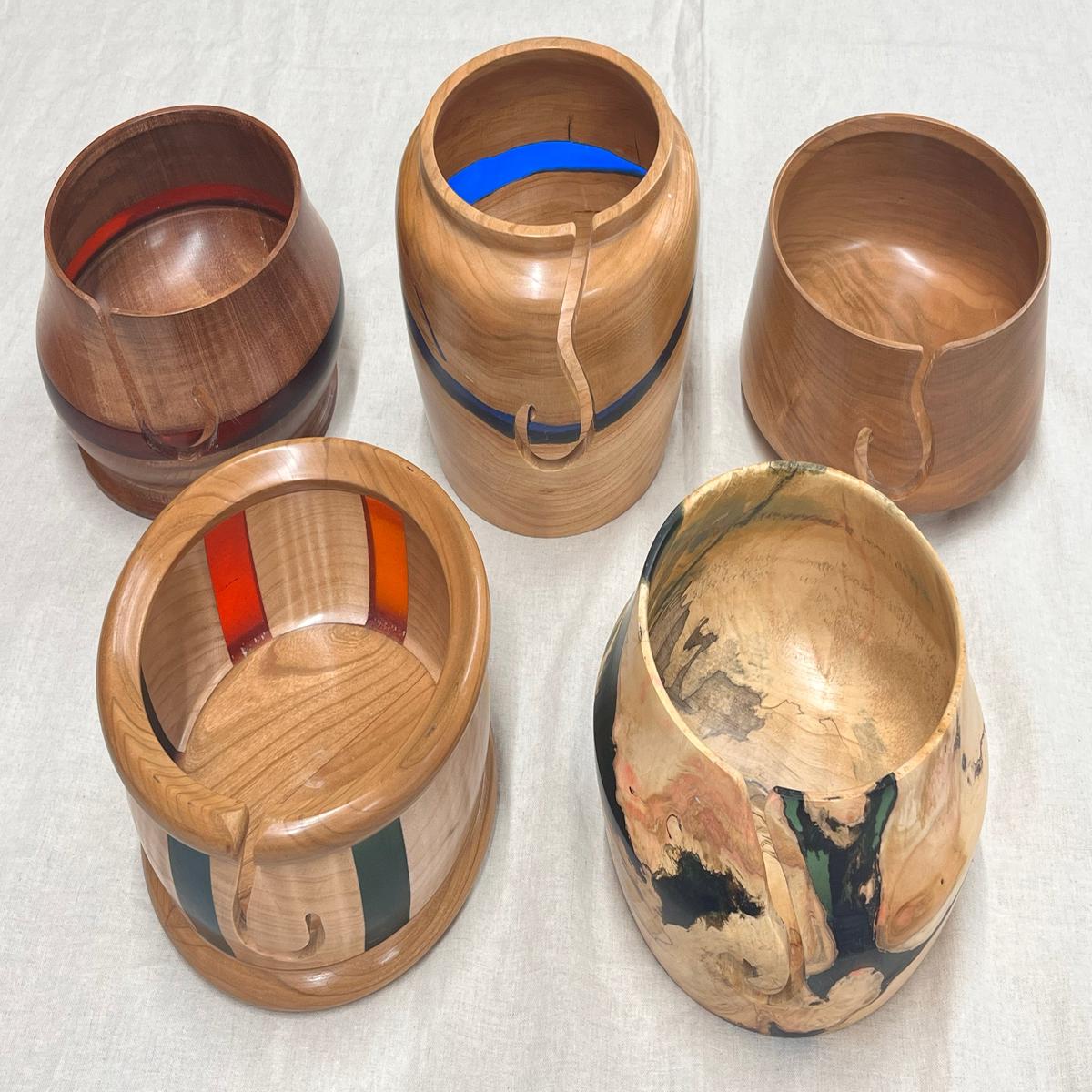 Andrew Scott Hand-Turned Wooden Yarn Bowl