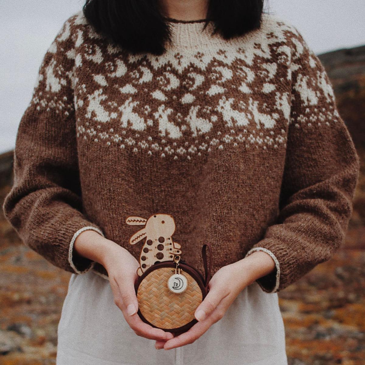 Saskie Sweater by Saskie & Co. in Tukuwool Fingering
