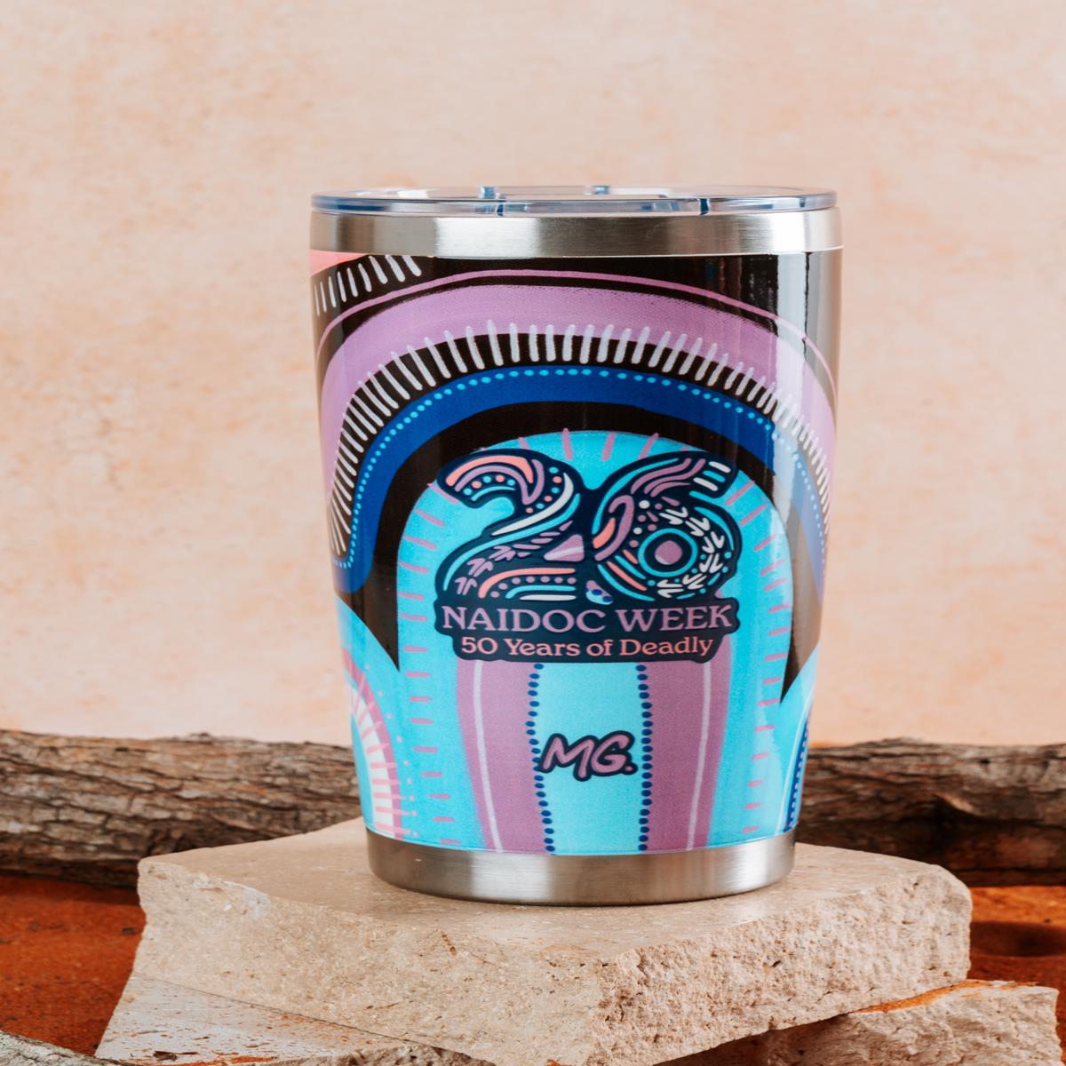 50 Shades Of Deadly NAIDOC 2026 590ml Vacuum Insulated Double Walled Stainless Steel Tumbler