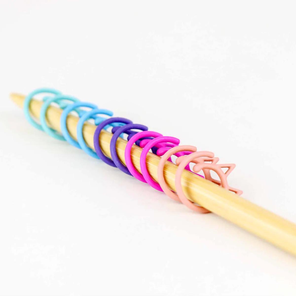 Cat Clips Pastel Rainbow