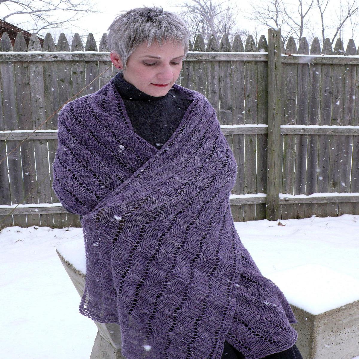 Gale Stole knitting pattern