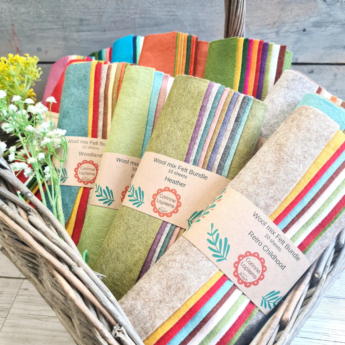Wool Mix Felt Bundle | Corinne Lapierre