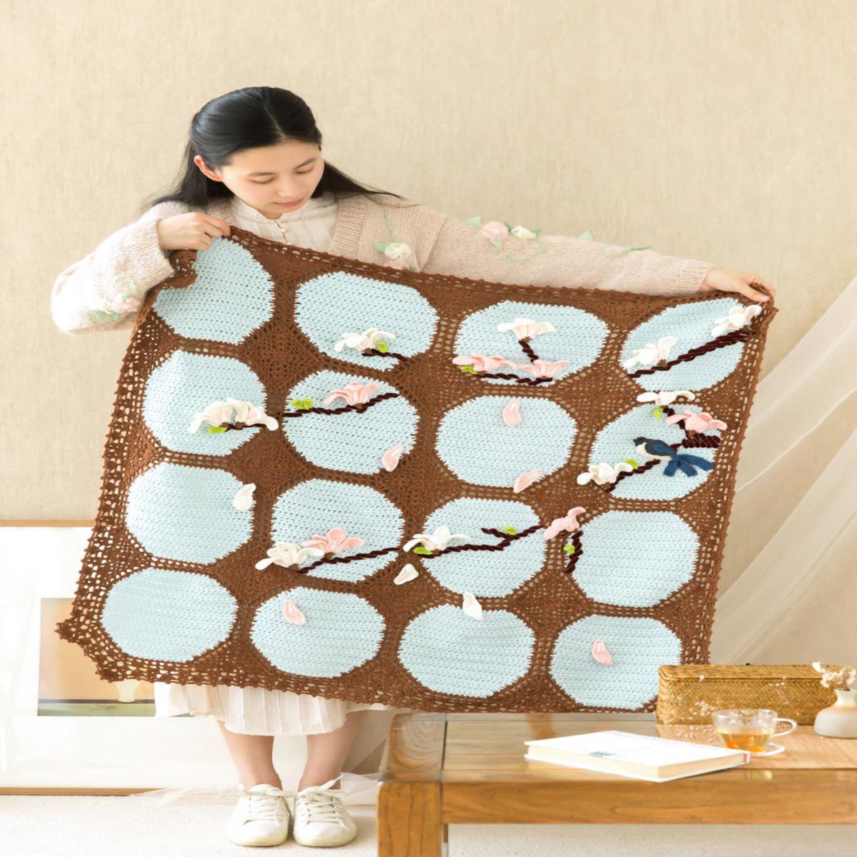 Jiangnan Motif Blanket Crochet Kit