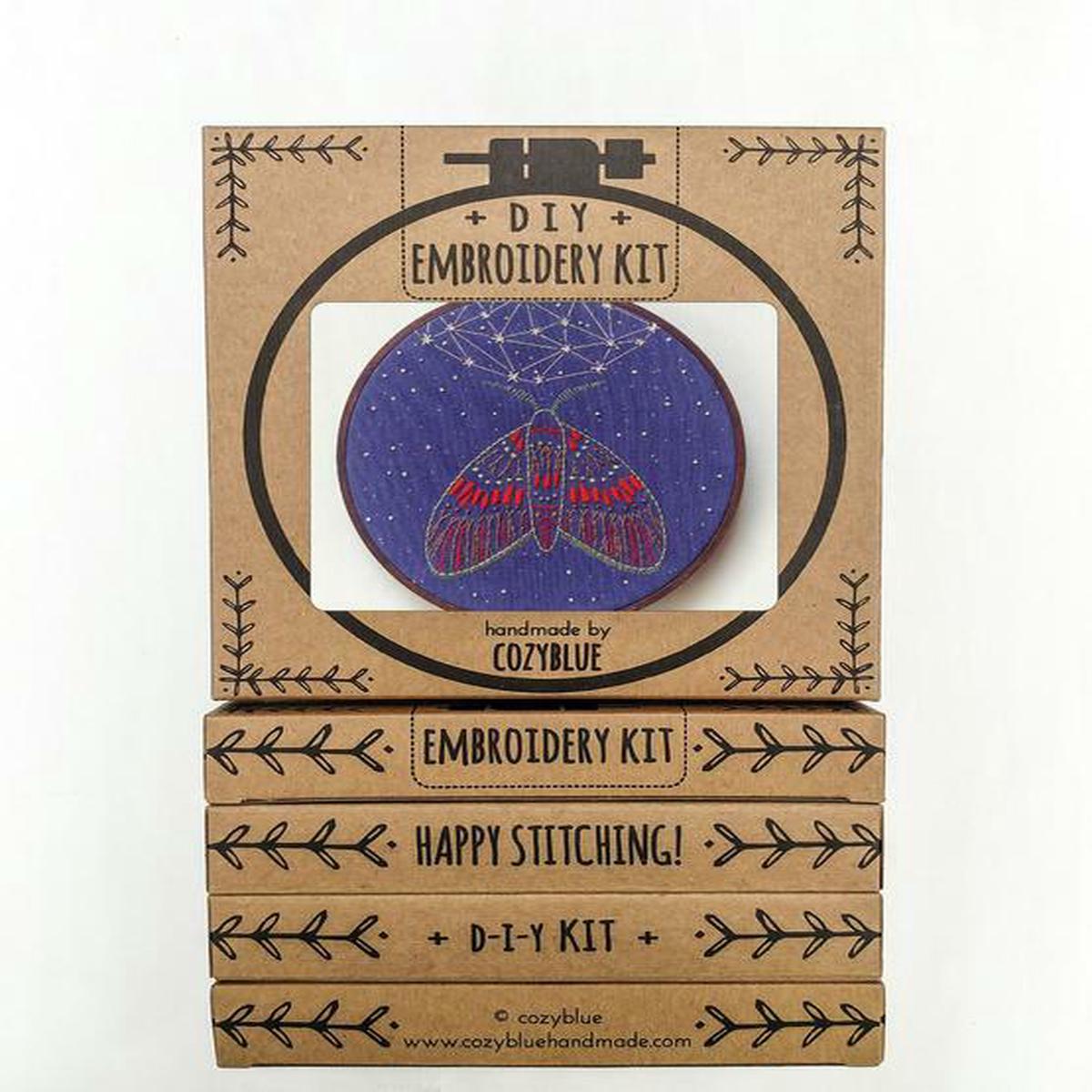 Midnight Flight Embroidery Kit