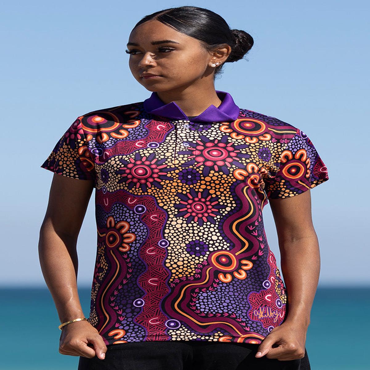 Ngabaan UPF50+ Women's Fitted Polo Shirt