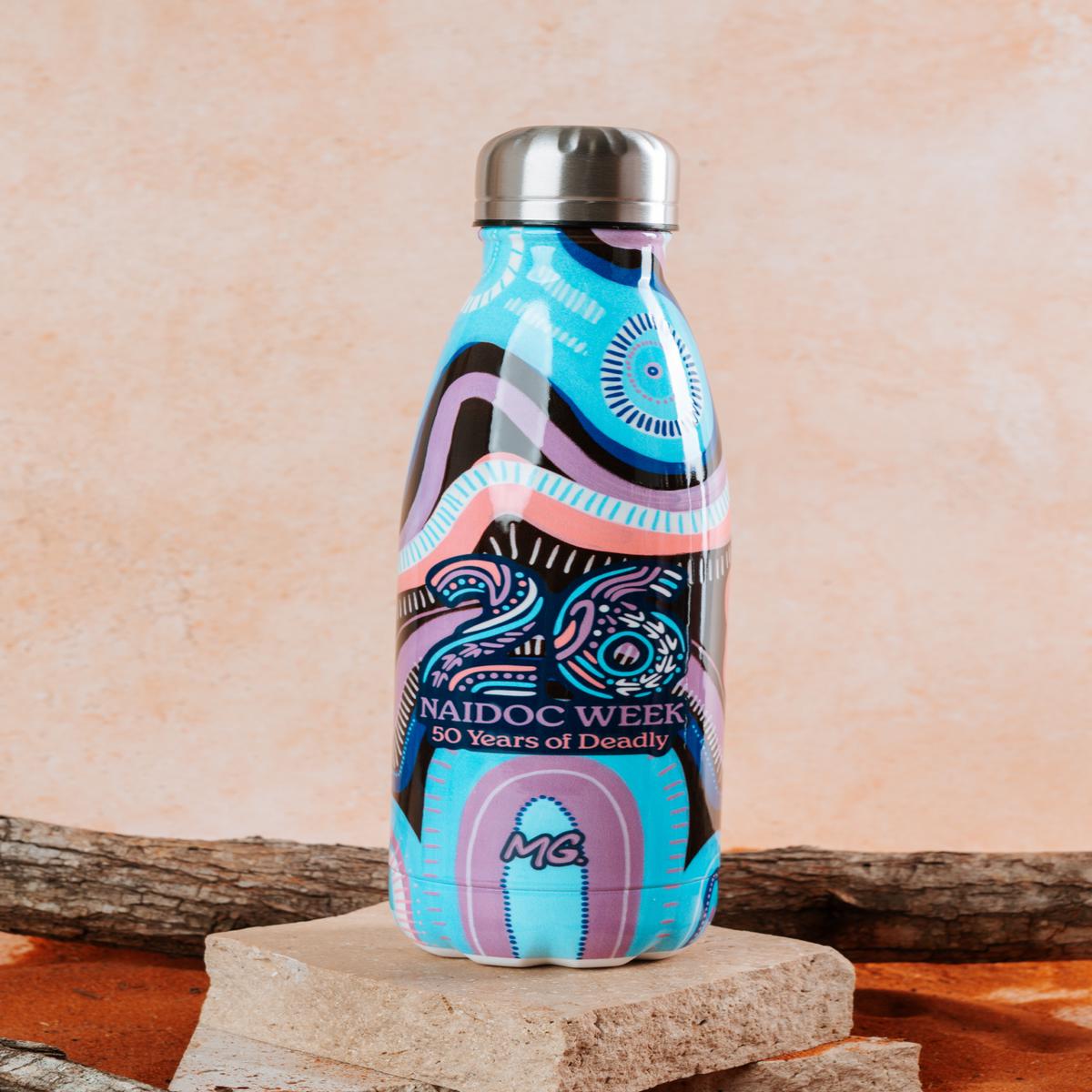 50 Shades Of Deadly NAIDOC 2026 Vacuum Insulated Double Walled Stainless Steel Water Bottle