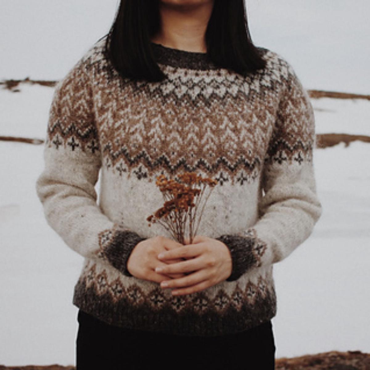 Winterwoods Yarn Set by Saskie & Co. in Pltulopi Unspun Wool