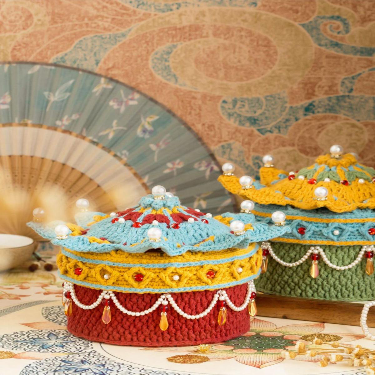 Tang Imperial Canopy Box Crochet Pattern
