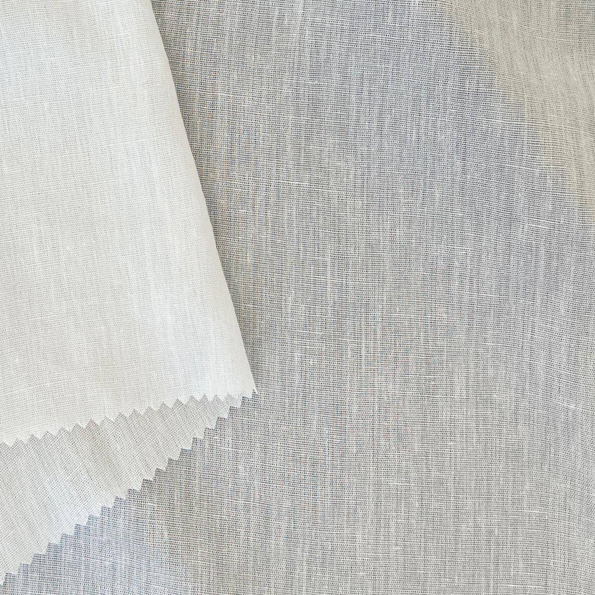White Linen Rayon Fabric  Ultra Lightweight, Gauze Texture, 46 Wide 3226