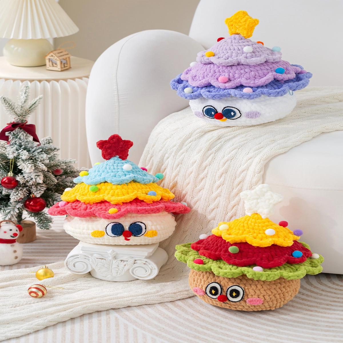 Christmas Tree Pillow Crochet Pattern