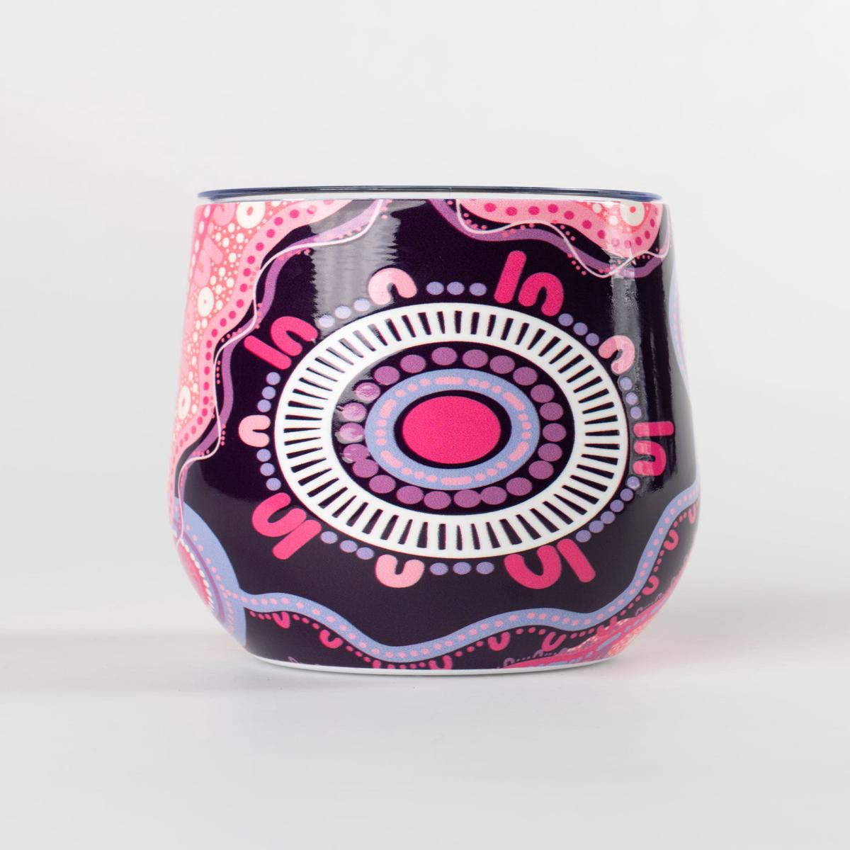 A Woman's Connection Vacuum Insulated Double Walled Stainless Steel Travel Mug