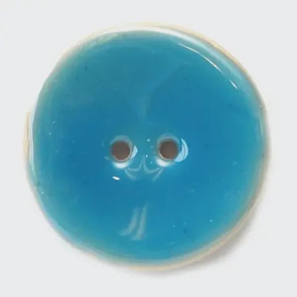 Coconut and Resin Solid-Color Buttons (40mm)