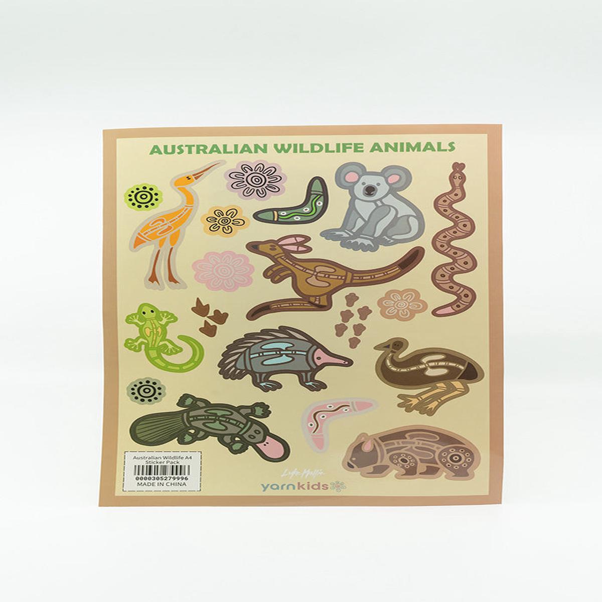 Australian Wildlife A4 Sticker Pack (3 Pack)