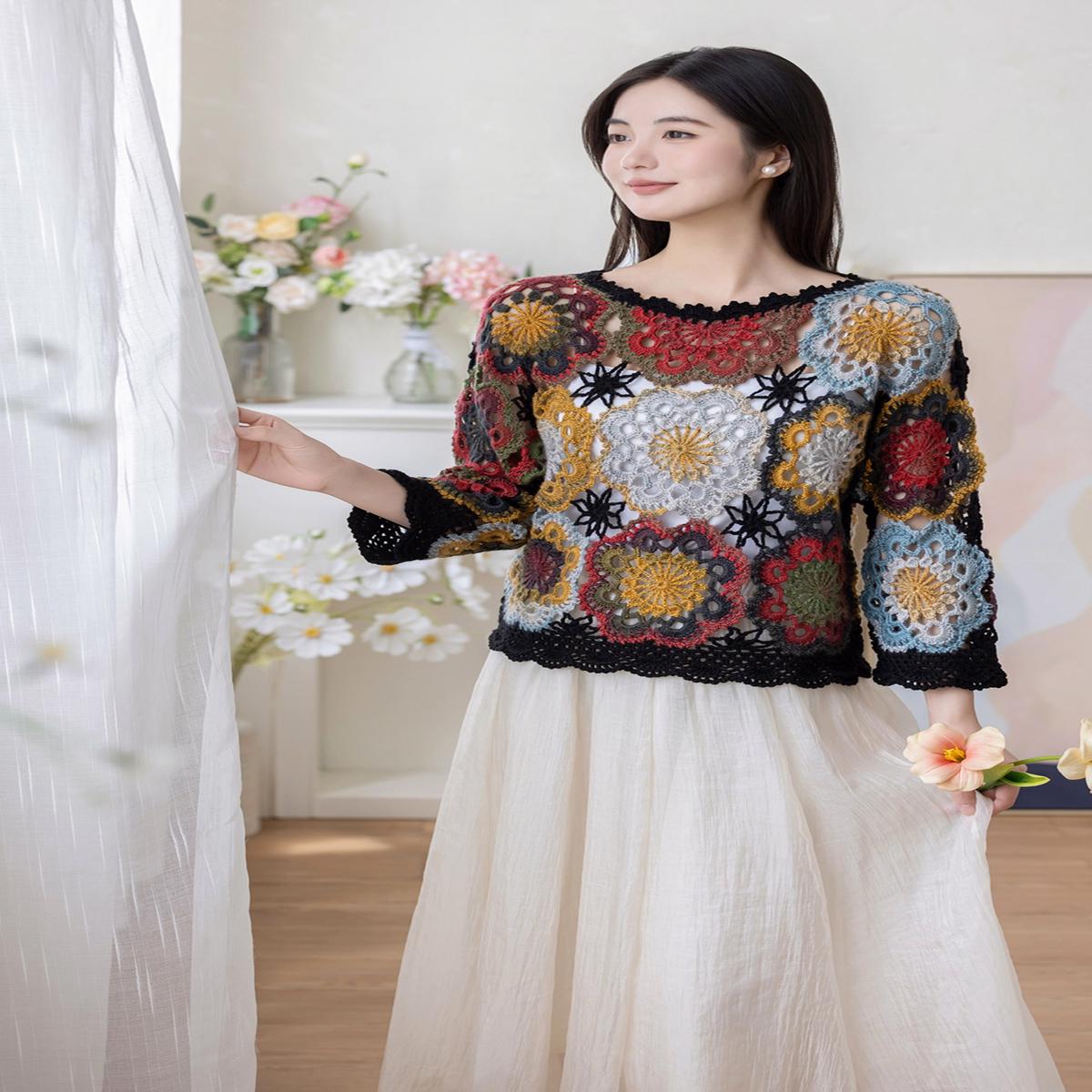 Yanko Pullover Crochet Kit