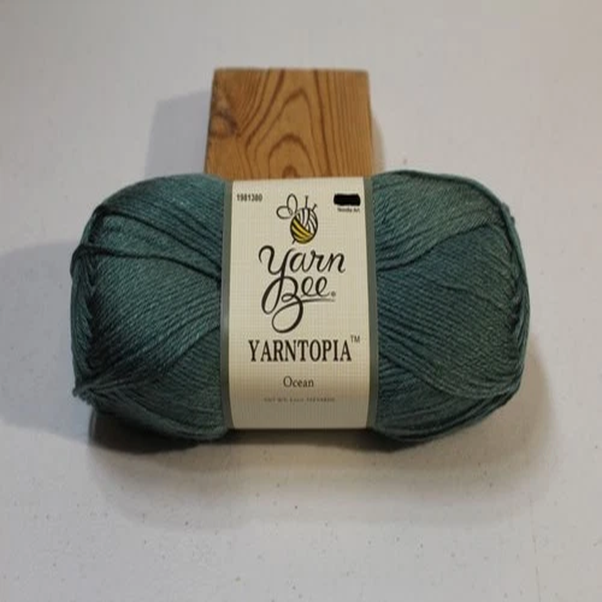 Yarn Bee Yarn, Color: Ocean 4 OZ. each Lot of 3 skeins 100% Acrylic