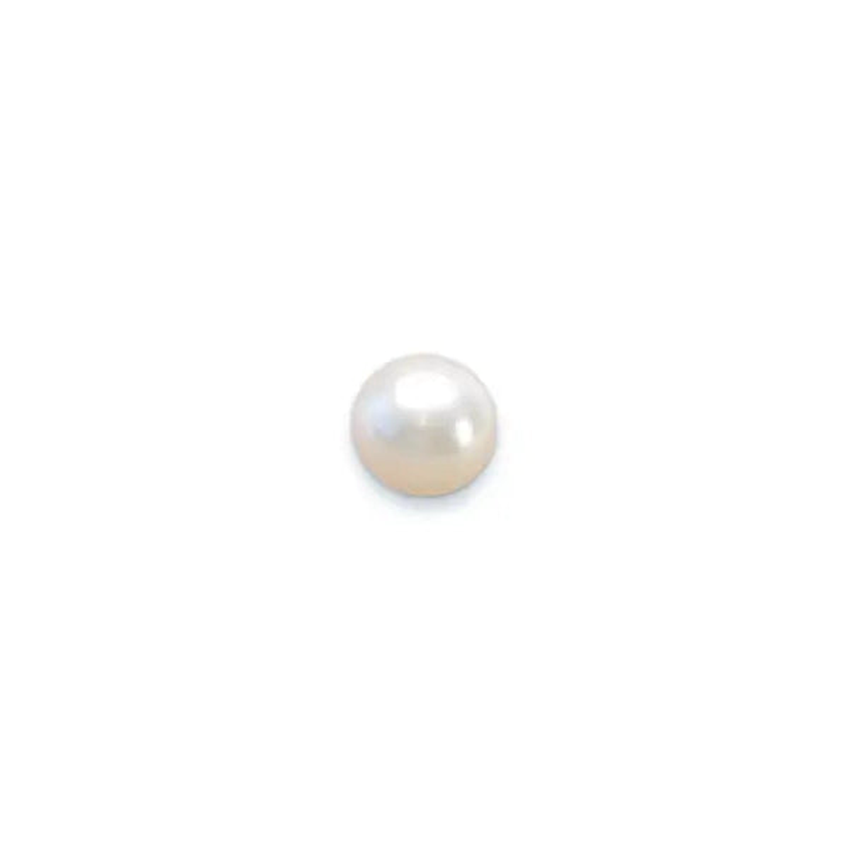 Pearlized glass button