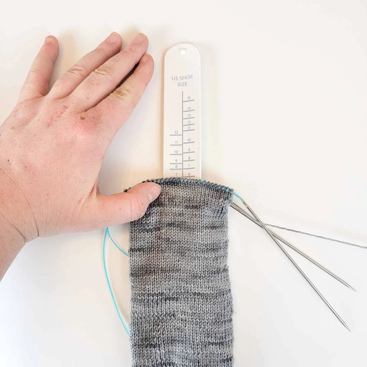 Sock Sizing Ruler (Bracelet-Style)