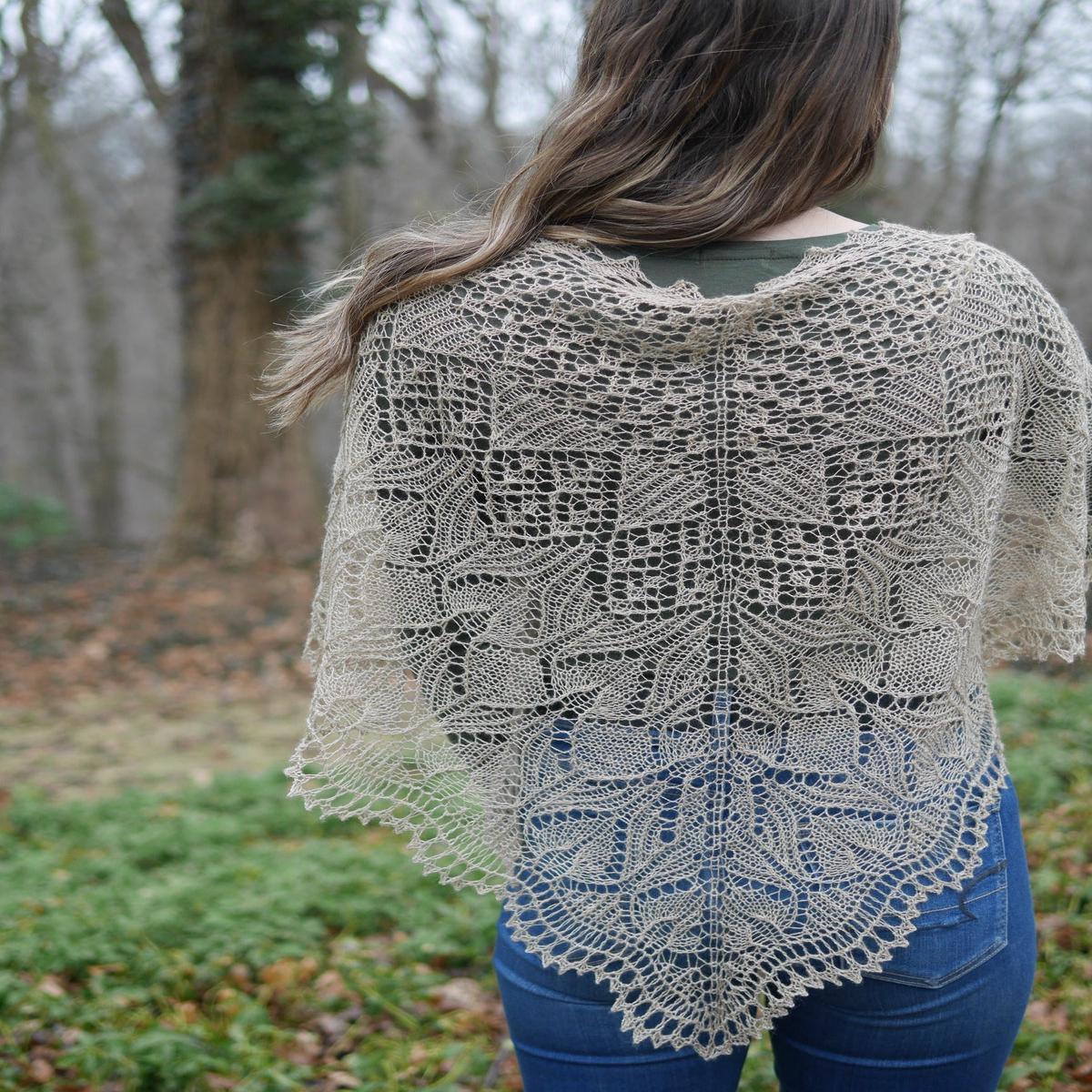 Harrier Lace Shawl knitting pattern