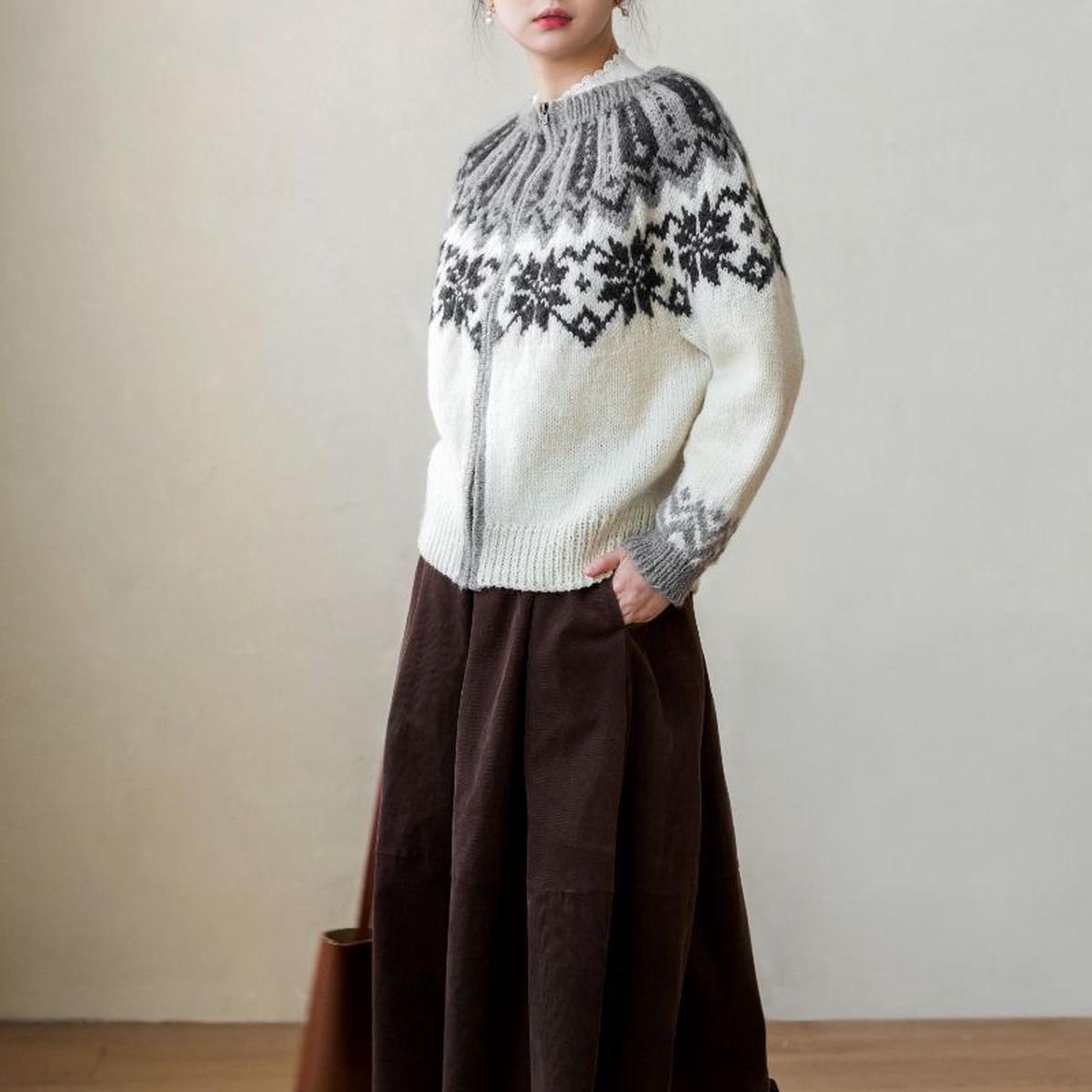 Winter Sunshine Cardigan Knit Pattern