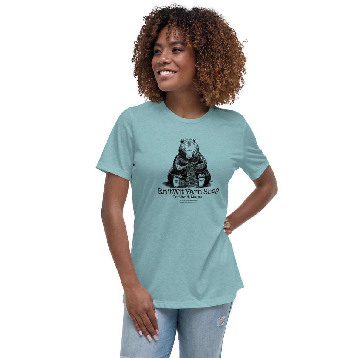 Bear Knitting Women's Relaxed T-Shirt