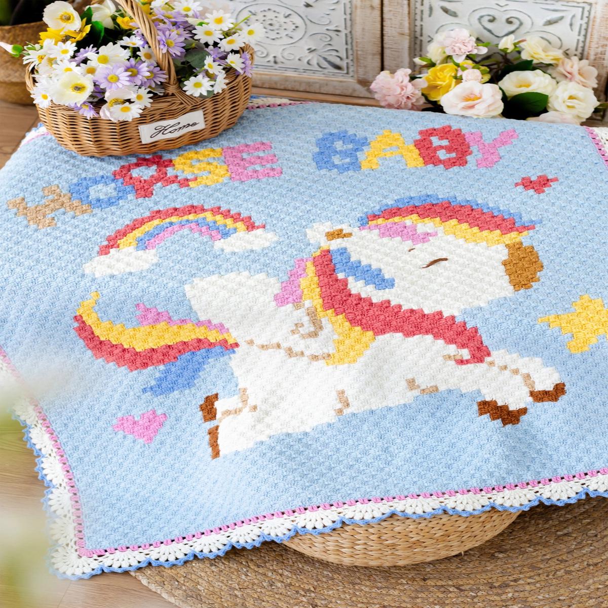 Little Horse Blanket Crochet Kit