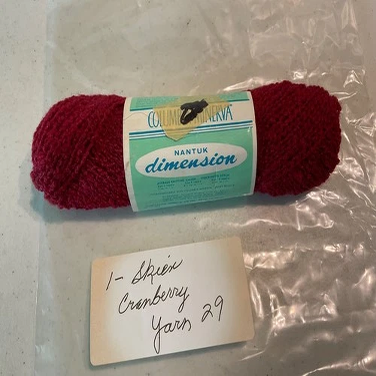 YARN 1 SKEIN CRANBERRY #29