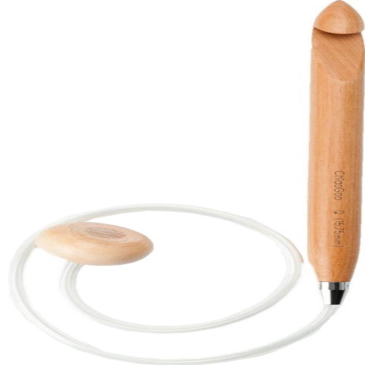 ChiaoGoo Bamboo Tunisian Flexible Hooks, 24" *