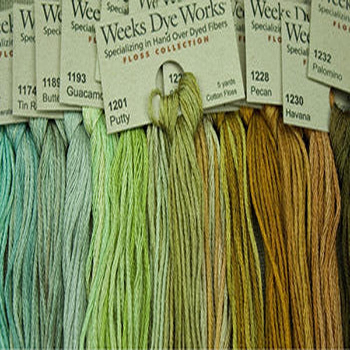 Weeks Dye Works Hand-Dyed Embroidery Floss Group 3