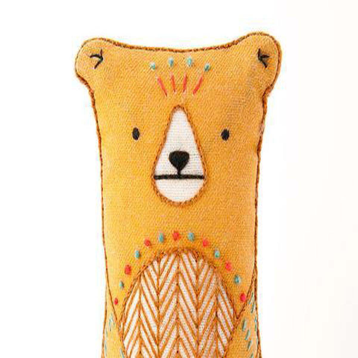 Bear DIY Embroidered Doll Kit (Kiriki, Level 2)
