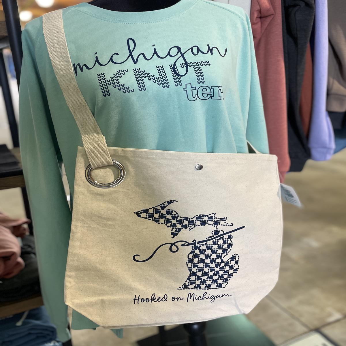 Hooked on Michigan Crossbody Bag (Crochet)