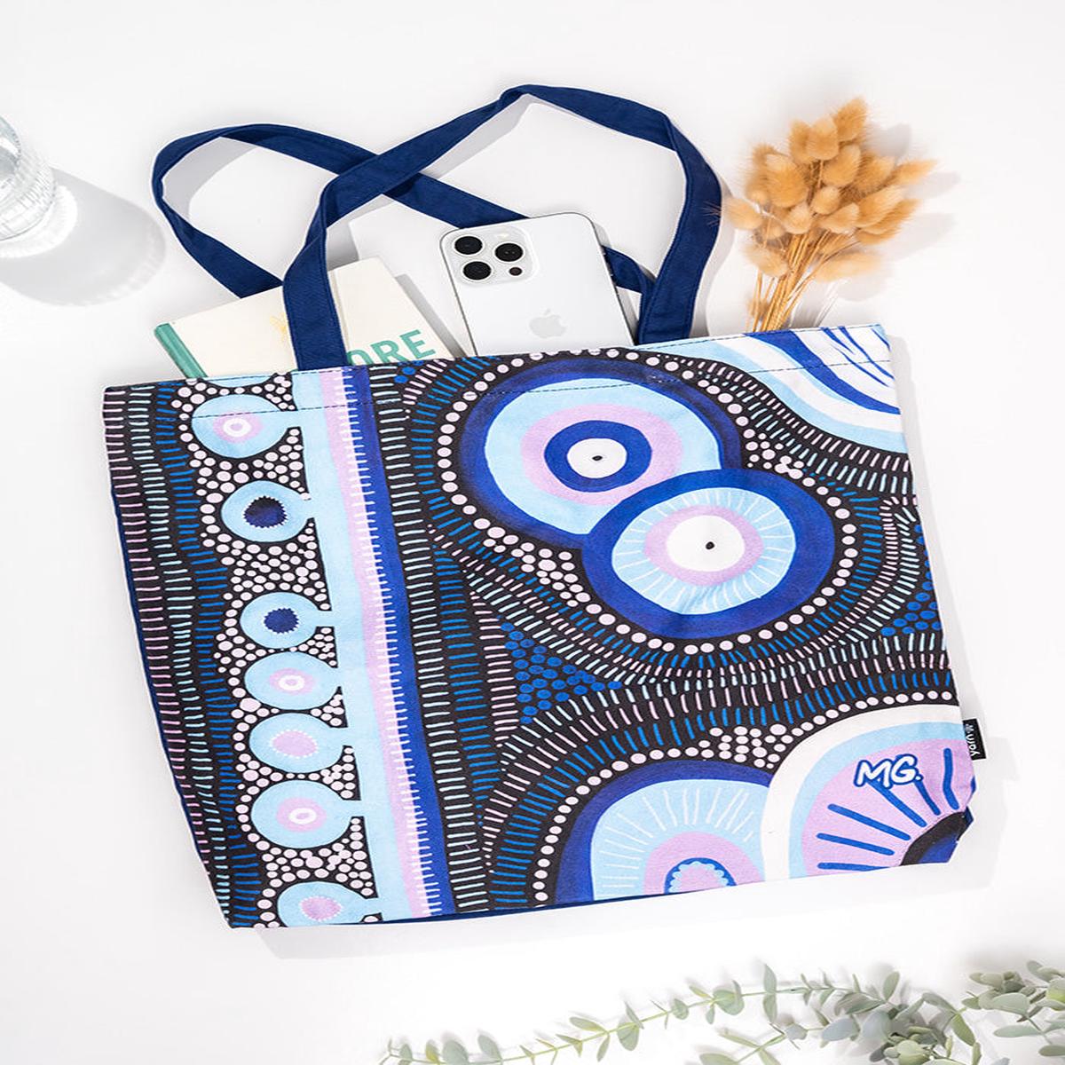 Future Dreaming Premium Canvas Full Print Tote Bag