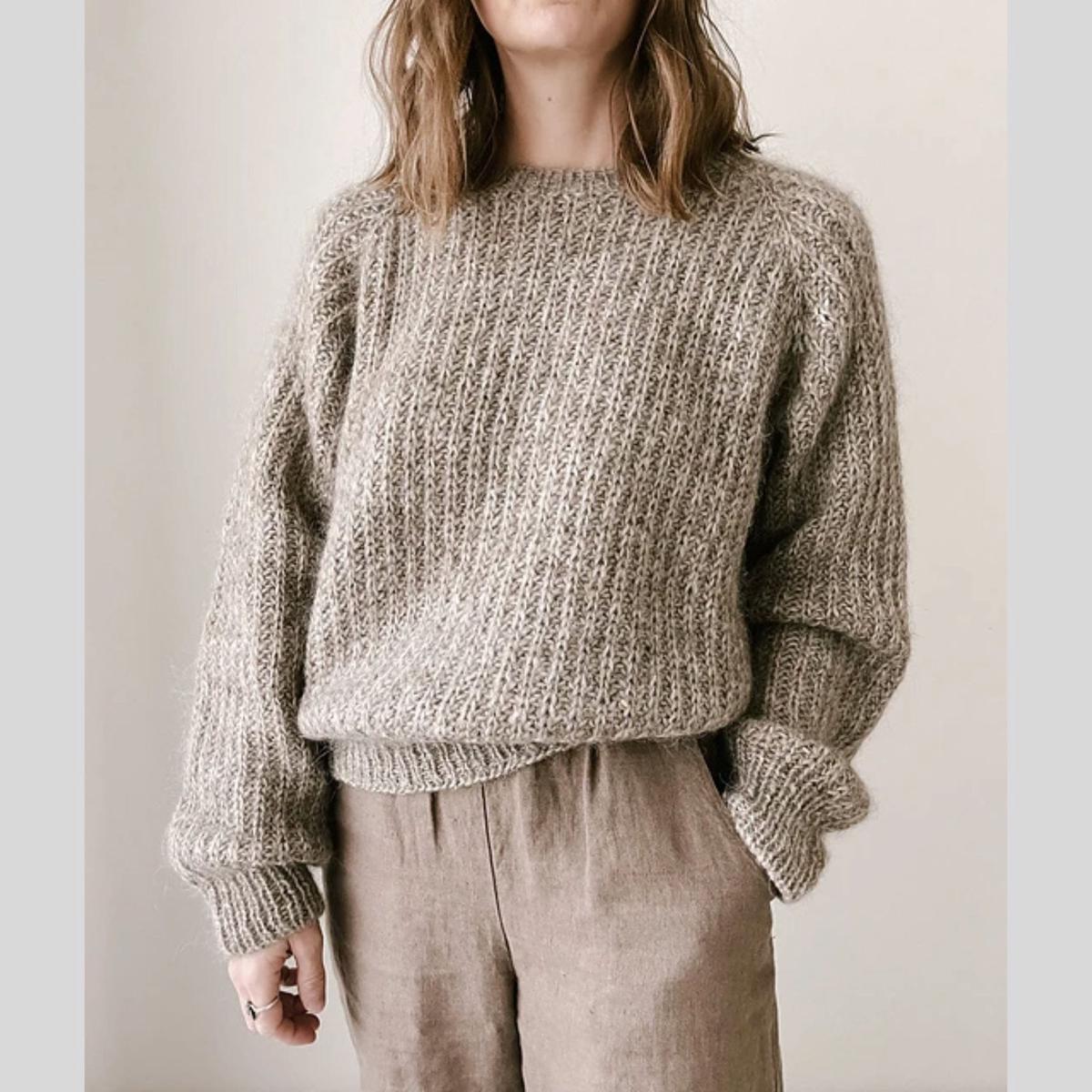 Seasons Sweater by Ozetta in Pltulopi and Rauma Plum