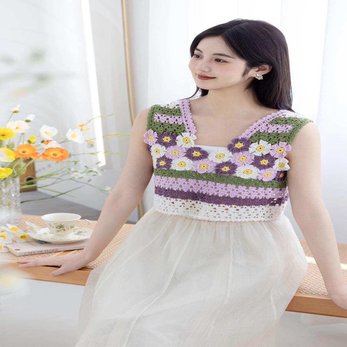 Spring Breeze Vest Crochet Pattern