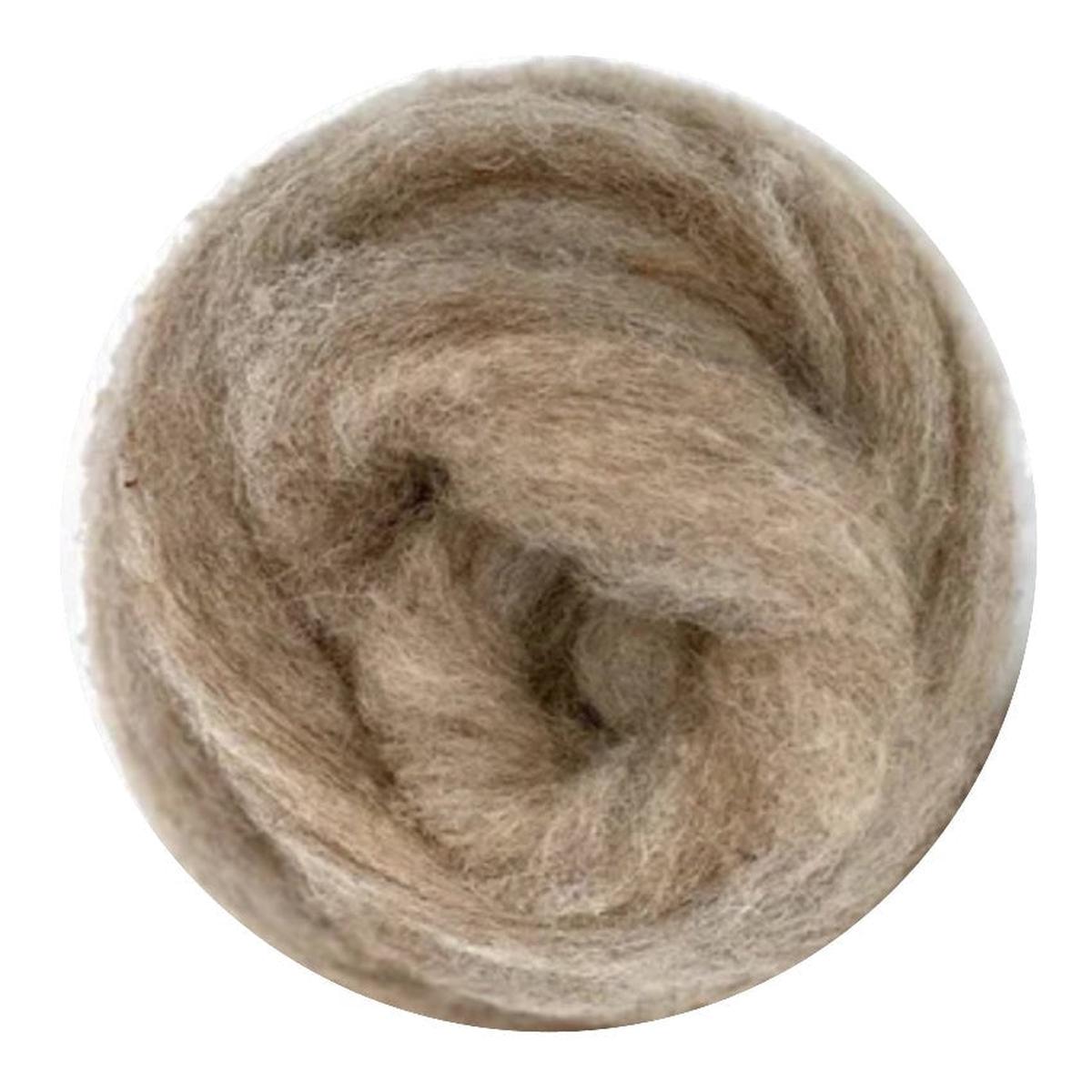 Carded Corriedale Wool Roving Woodland Creatures - Rabbit