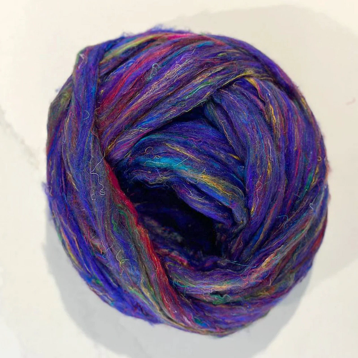 Recycled Sari Silk Top - Aquarium