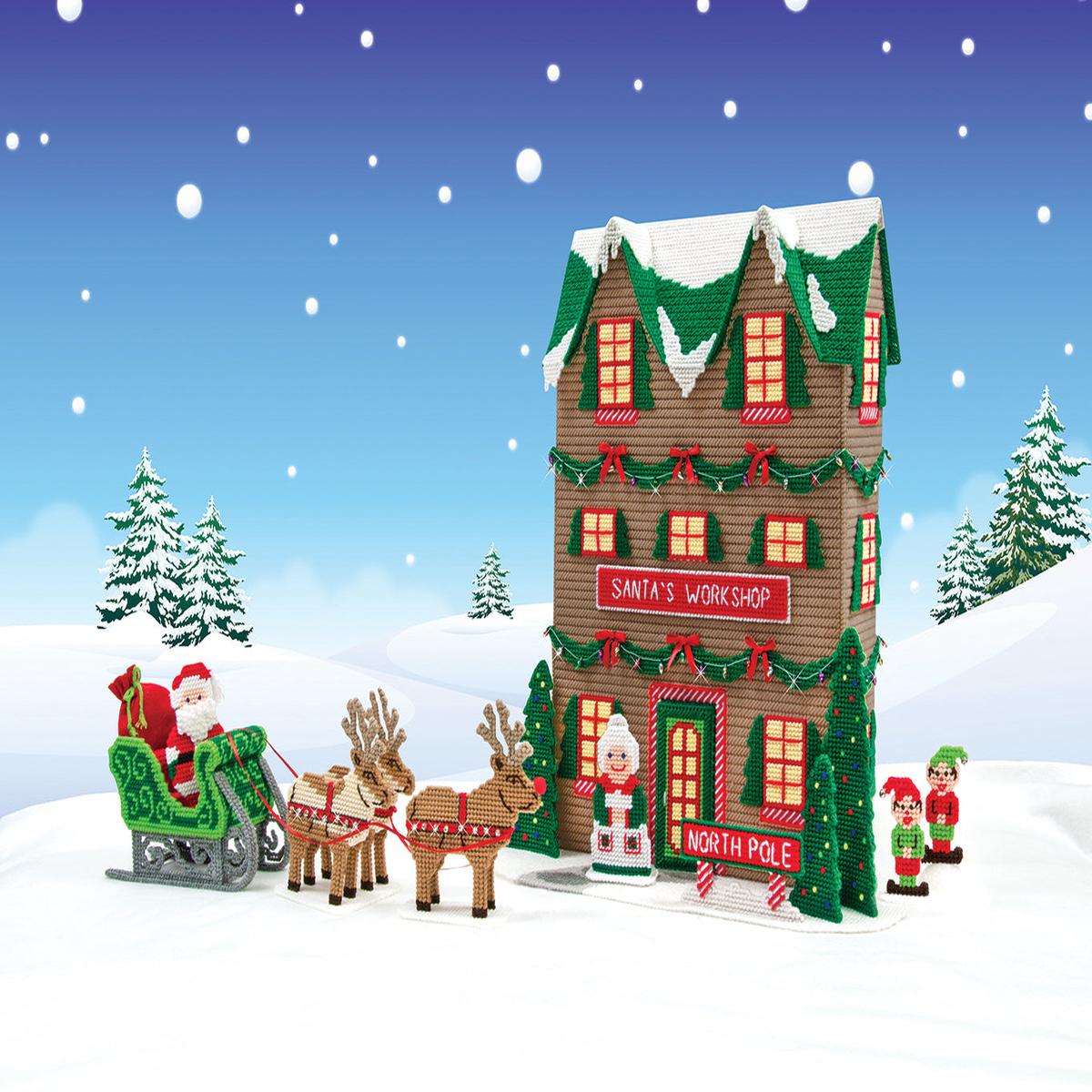 Santa's Workshop Pattern