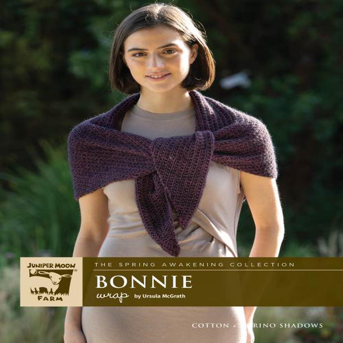 BONNIE WRAP Pattern by Juniper Moon - Leaflet