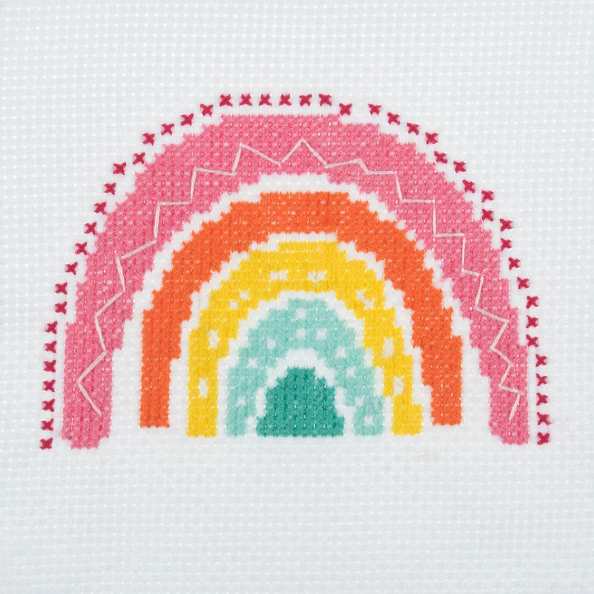 Trimits Cross Stitch Kit - Rainbow