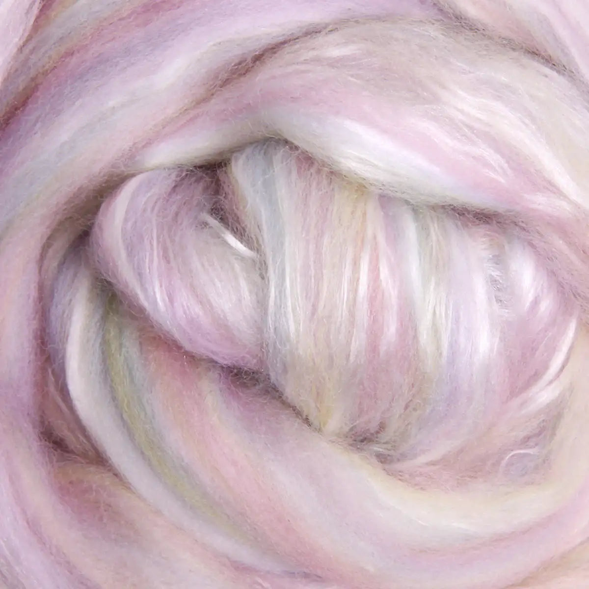 Ashford Silk Merino Sliver - 111 Sorbet - 1oz-16oz Amounts